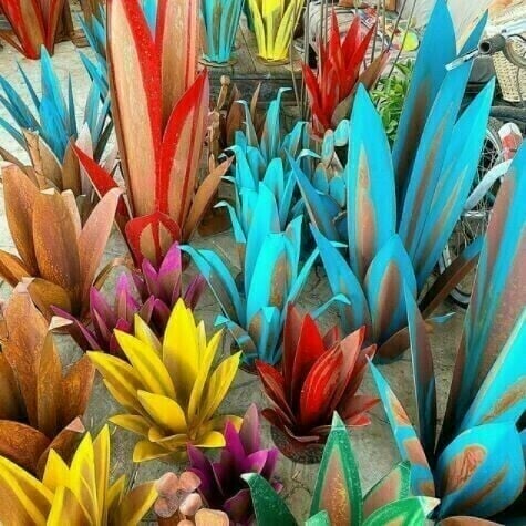 Anti-rust Metal Tequila Agave Plant - Libiyi