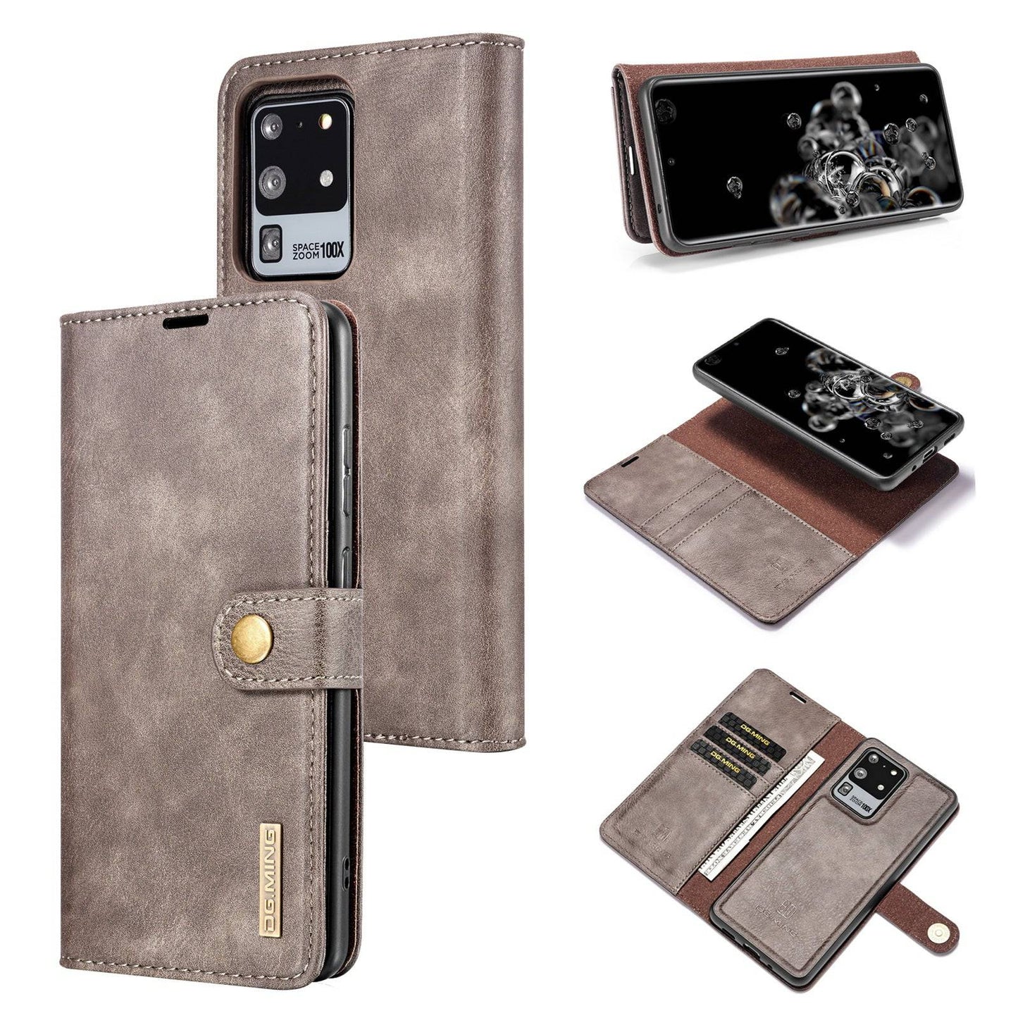 Samsung Galaxy S20 Ultra Magnetic 2-in-1 Detachable Leather Wallet Case - Libiyi
