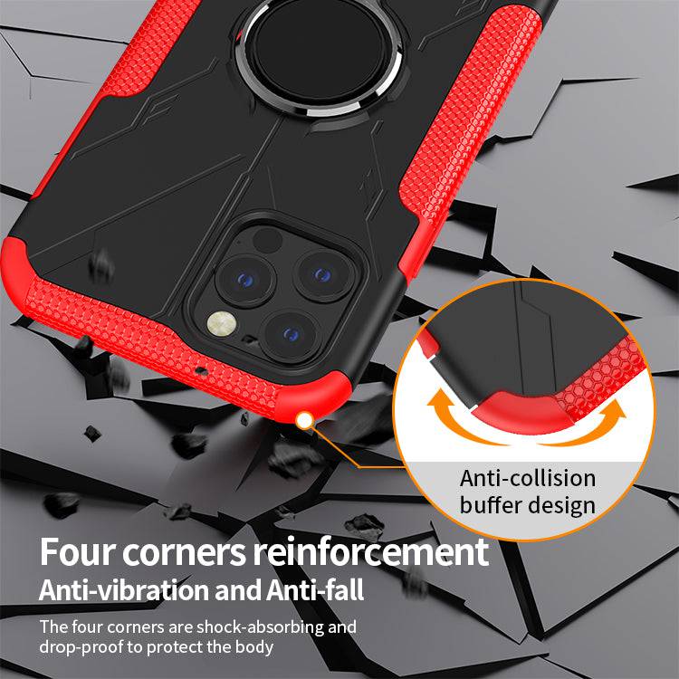 Robot 3 in 1 Heavy Duty Defender Case For iPhone 12 Pro - Libiyi