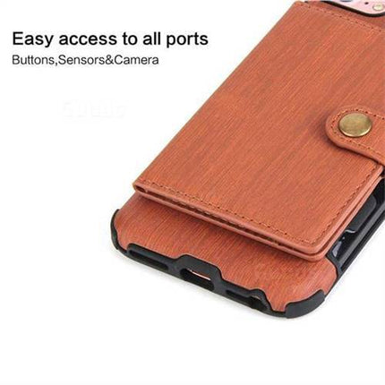Security Copper Button Protective Case For iPhone SE2020 - Libiyi