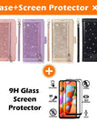Rosa ouro / iPhone XR / Capa + [2 pacotes] protetores de tela