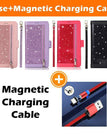 rose gold / S21 Ultra / Case+Charging Cable（Type_c）