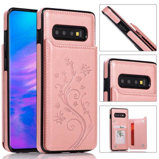 Phone Bags - Luxury Fashion Leather Wallet Case For Samsung - Libiyi