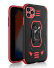 vermelho preto / iPhone 12 Pro Máx. / Somente caso