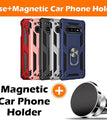 Vermelho / S10 Plus / Com suporte magnético para telefone para carro