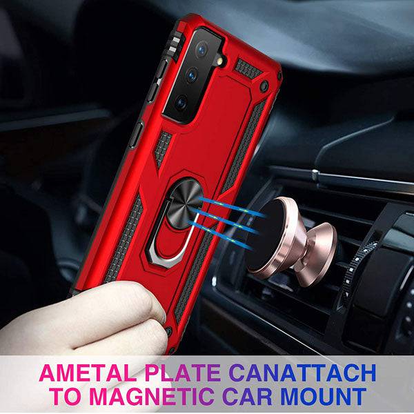 Luxury Armor Ring Bracket Phone Case For Samsung S21 FE(5G) - Libiyi