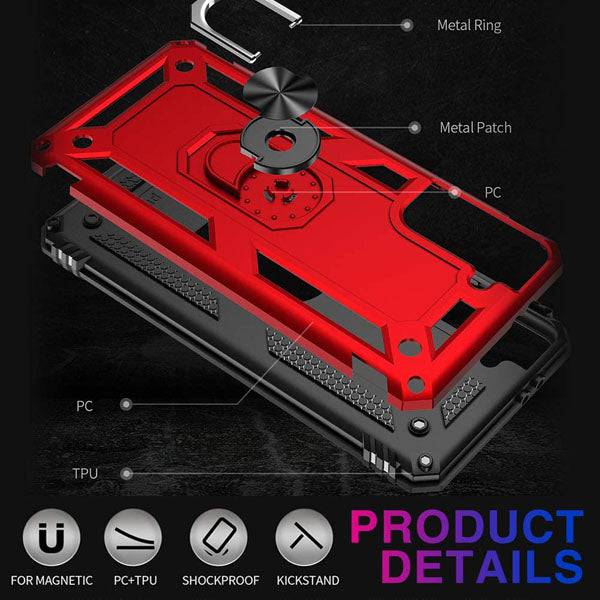 Luxury Armor Ring Bracket Phone Case For Samsung S21 FE(5G) - Libiyi
