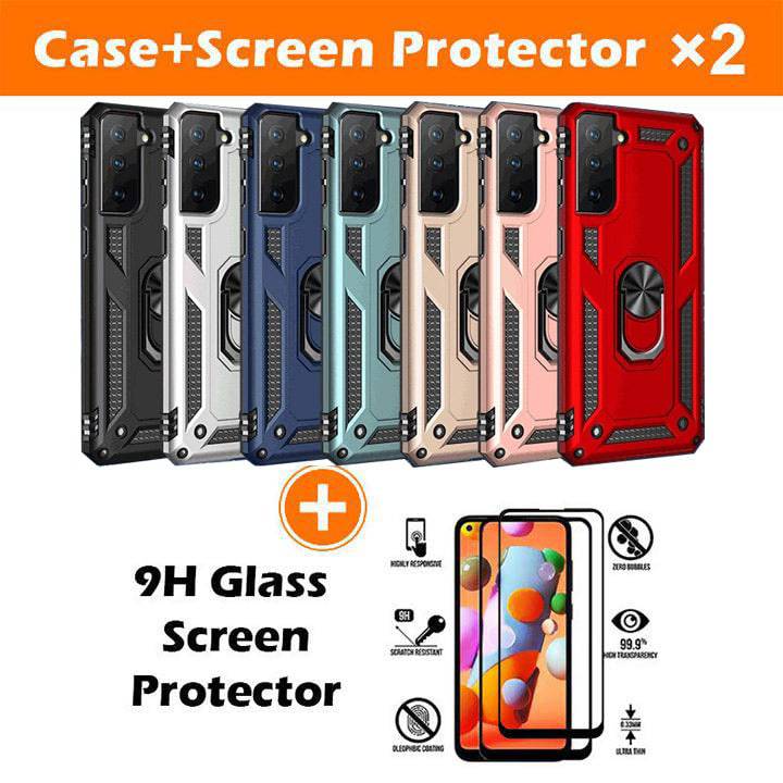 Luxury Armor Ring Bracket Phone Case For Samsung S21 FE(5G) - Libiyi