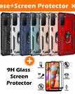 Vermelho / S21 Plus(5G) / Com protetores de tela de 2 pacotes