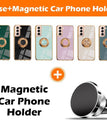 Preto / S21FE(5G) / Com suporte mágico para telefone para carro